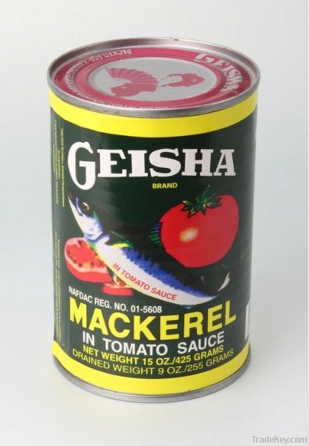 high nutrition tomato sauce mackerel fish canned