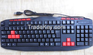 Cheap fashionable wired keyboard for computer hot selling