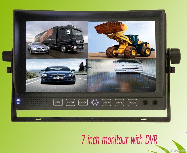 7 inch Reversing Camera System with DVR function