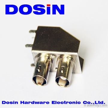 90 angle double BNC female connector