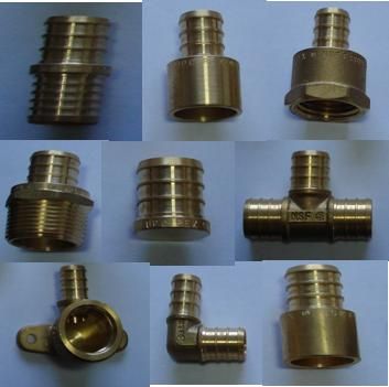 Brass valve and brass fitting