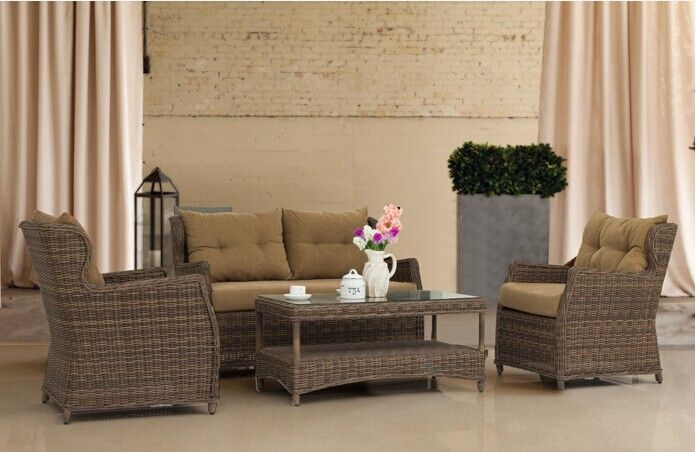 rattan outdoor furniture sofa