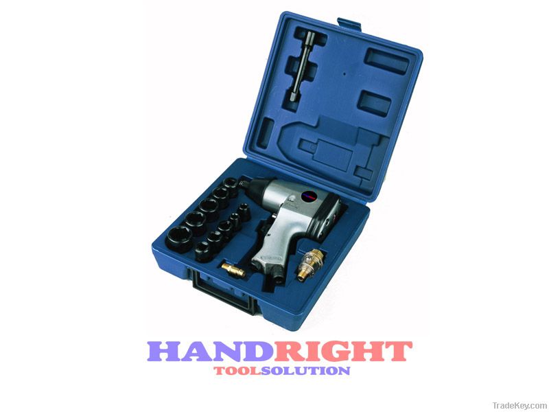 Air impact wrench kit 1/2"