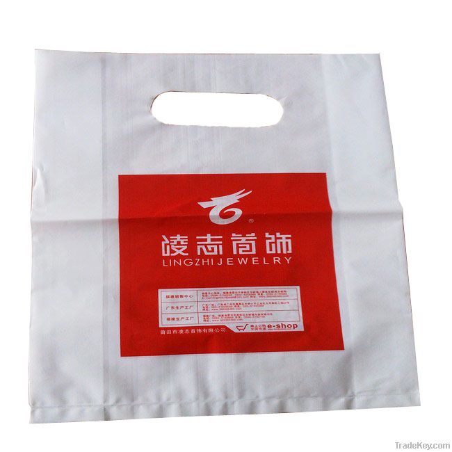 PE Plastic Die Cut Shopping Bag