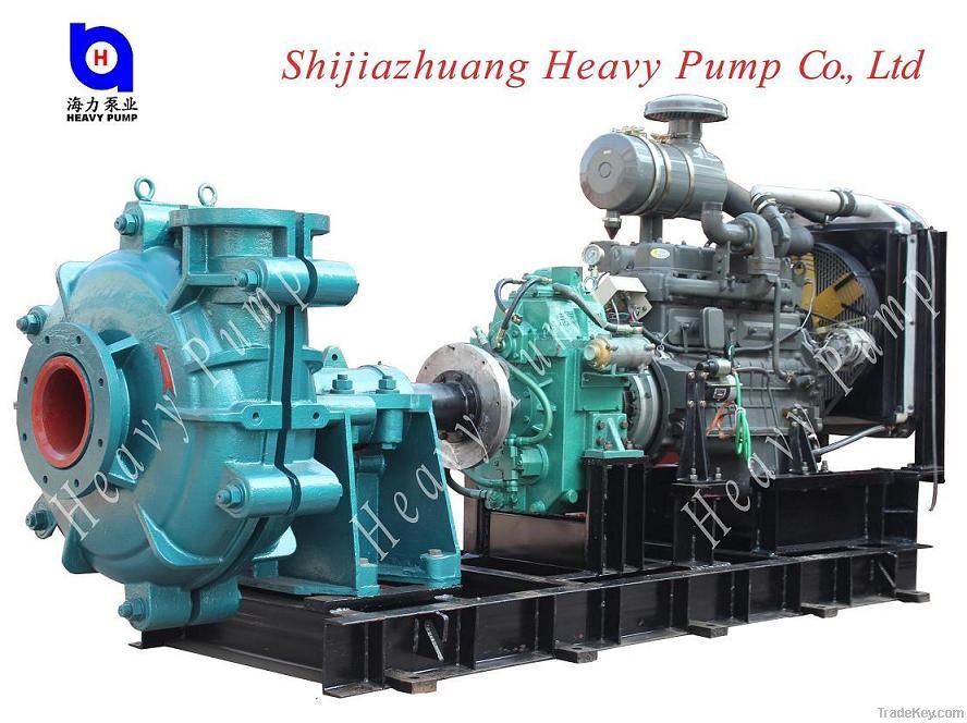 diesel engine driven slurry pump anti-wear Cr alloy for industry