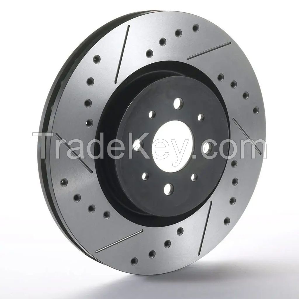 auto  Brake Disc Rotor Car Drilled Slotted Front Disc Brake Rotor New for Brake Pad Disc Rotor Rear FAW Model
