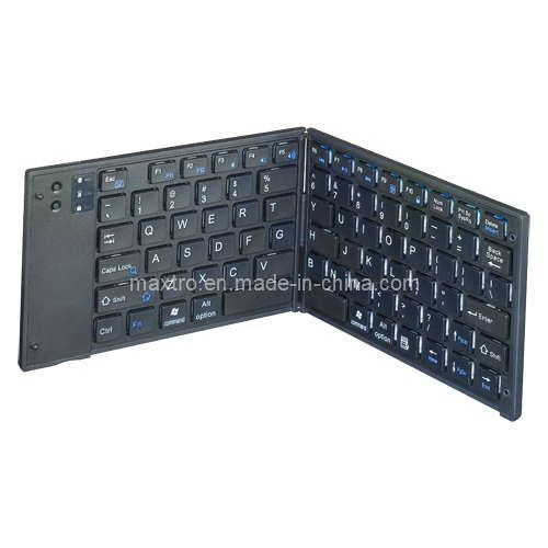 Pocket-Sized Folding Bluetooth Keyboard Compatible with iPad and Other Tablet PC (MK-8038BT)