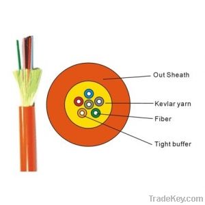 6core single mode optical fiber cable