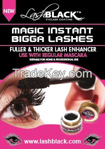 Magic Instant Bigga Lashes Fibers Eyelash and Eyebrow Extensions in a Jar