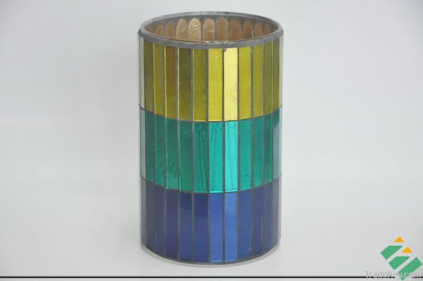 Crack Mosaic Candle Holder