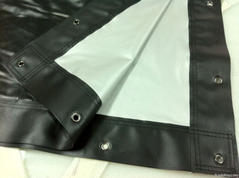 High quality soft matte white screens with front fabric