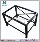 iron frame, wrought iron table