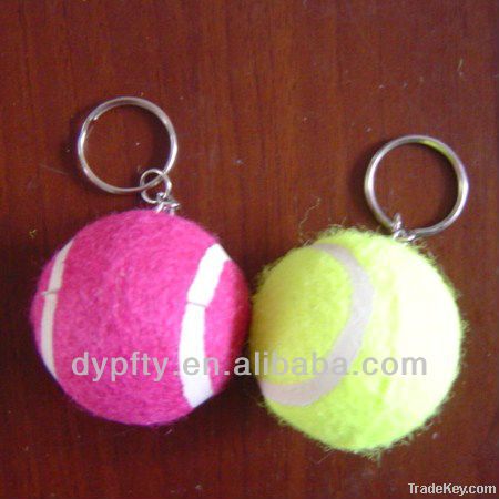 Mini Tennis Ball Keychain