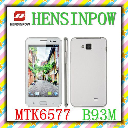 B93M Smart Phone Android 4.0 MTK6577 Dual Core 3G GPS 4.5 Inch QHD Scr