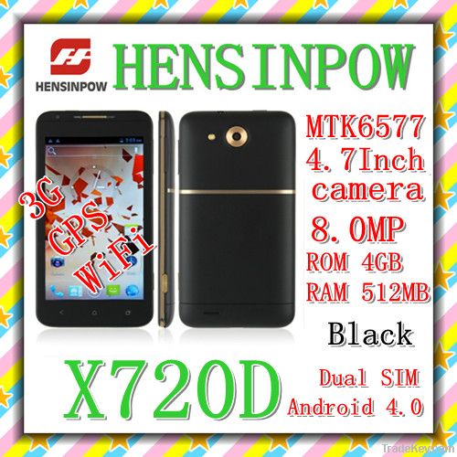 Haipai X720D Smart Phone Android 4.0 MTK6577 3G GPS WiFi 4.7 Inch