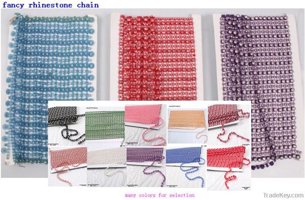 Crystal Rhinestone Sew on Strip Mesh(MW#9)