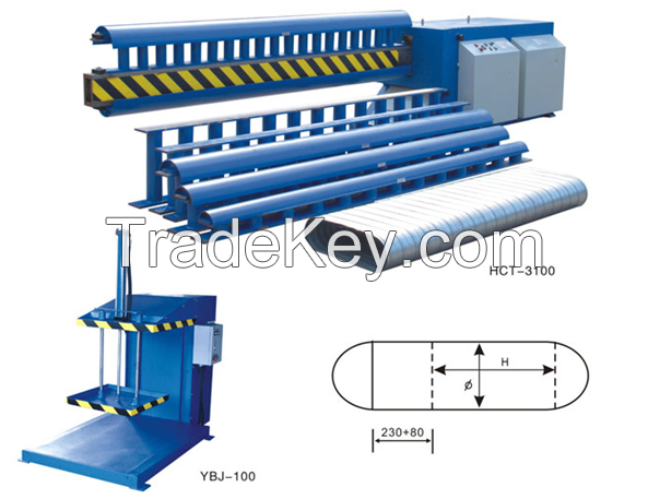 Spiral pipe Ovalizer