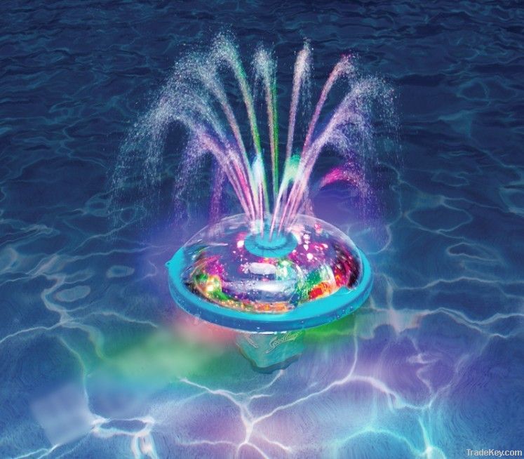 LED Llighted Floating Water Fountain for swimming pool EG1051