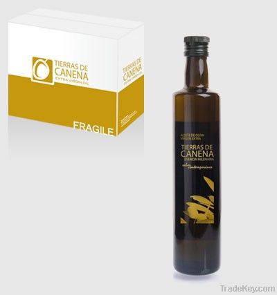 0, 5 liters extra virgin olive oil glass bottle