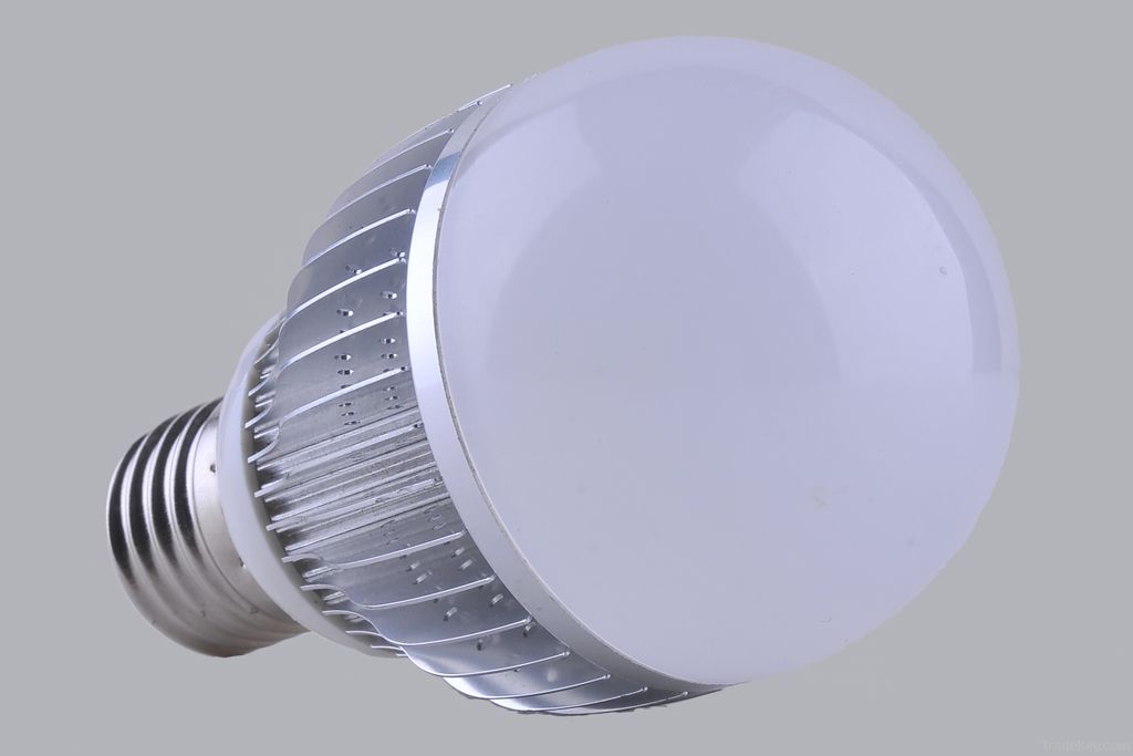 E27 9W LED bulb light, 800Lm, CRI 80  No UV/IR Radiation