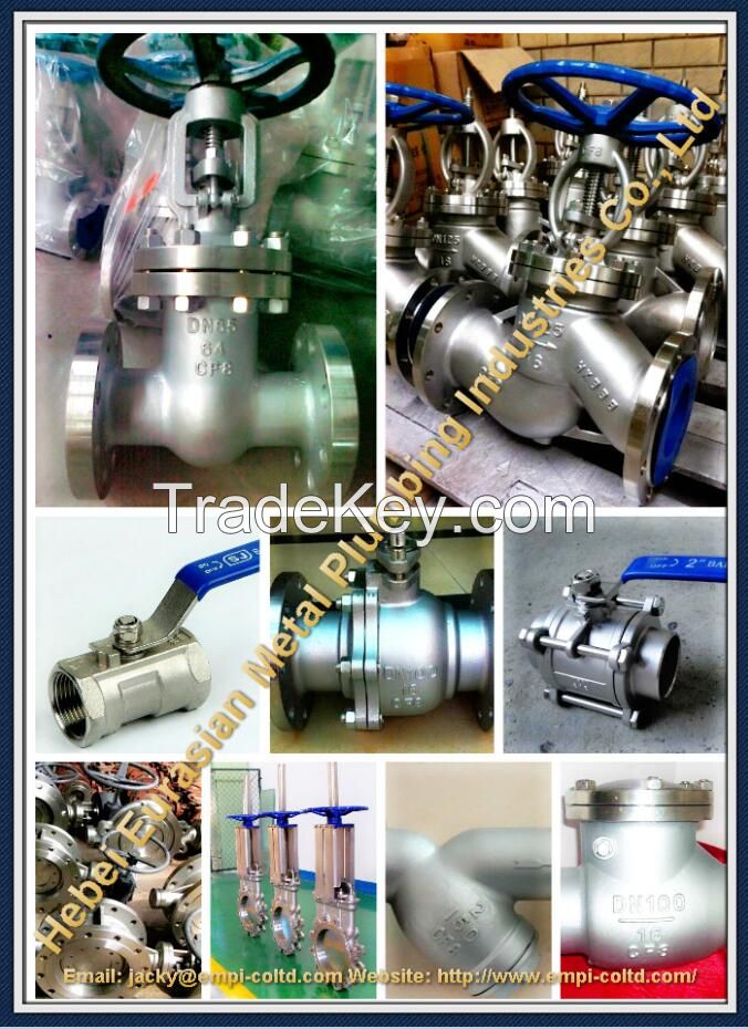 Stainless steel valves