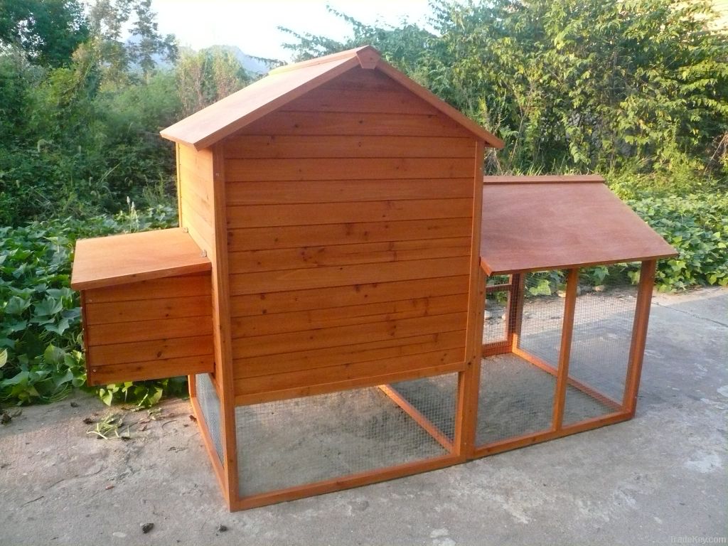 Large ventilated wooden chicken house for sale LLCH-005