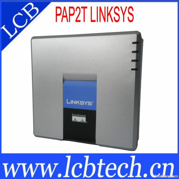 Unlocked VoIP Linksys PAP2T. Voip Adapter with two phone ports