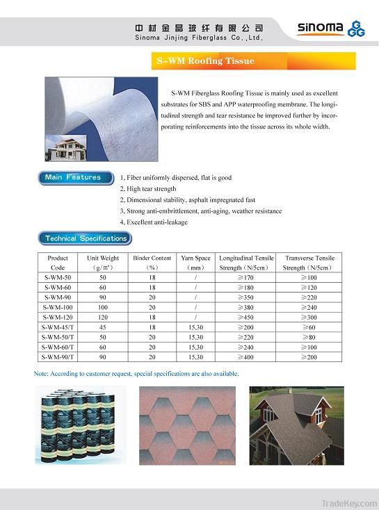 Fiberglass Surface Tissue