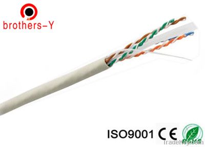 23AWG CAT6 CCA UTP Lan Cable, PASS FLUKE TEST