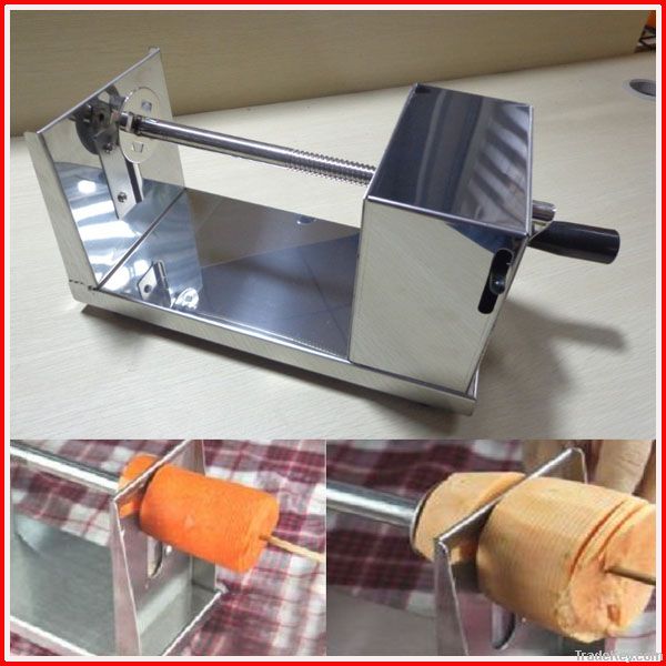 Popular and portable twister tornado spiral potato cutter for home to