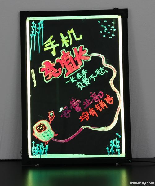 Advertising Neon Sign Restaurant Led Menu Board