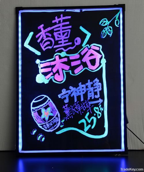 Big Led Fluorescent Board Writing with Marker Pen