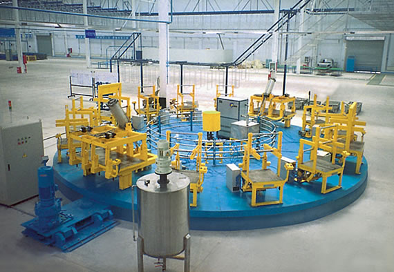 RT Series Rotary Table Foaming Line