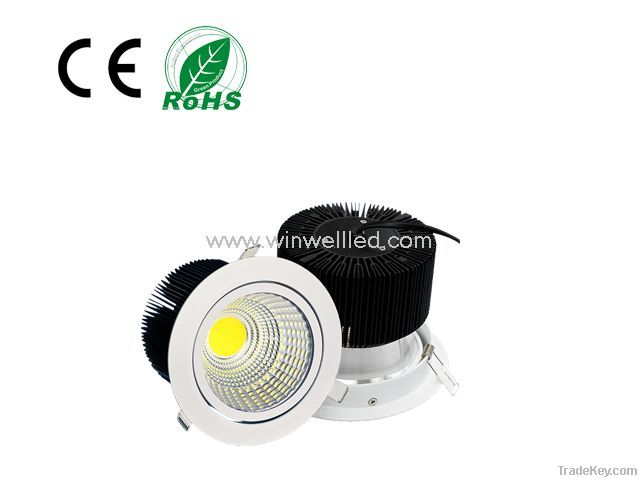 dimmable 10W COB LED down lights