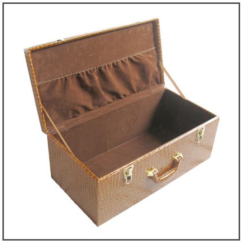 High quality leather gift box with large capacity