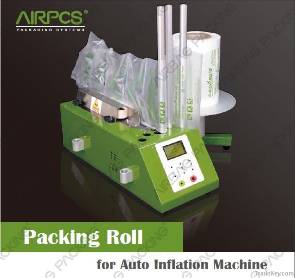 Air bubble bag packing roll