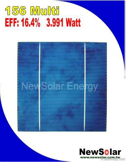 156 Multi 3BB A grade 16.40%~16.80% Silicon solar cells