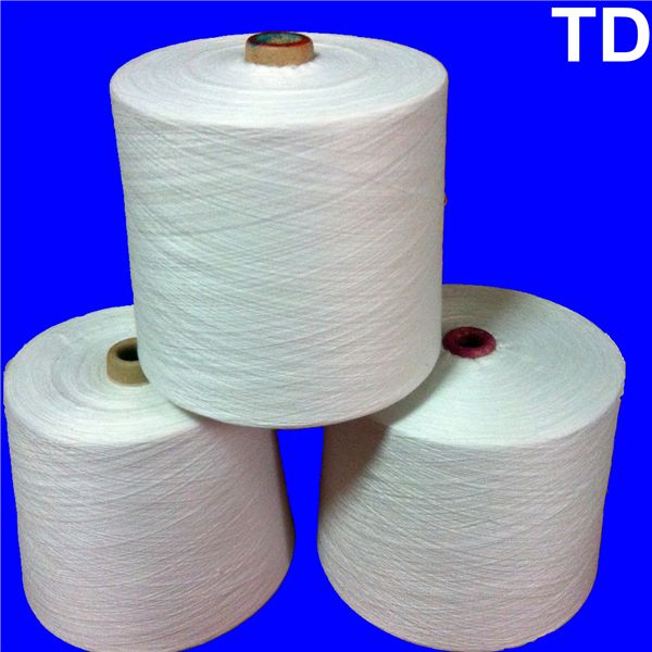 40s close virgin polyester spun yarn