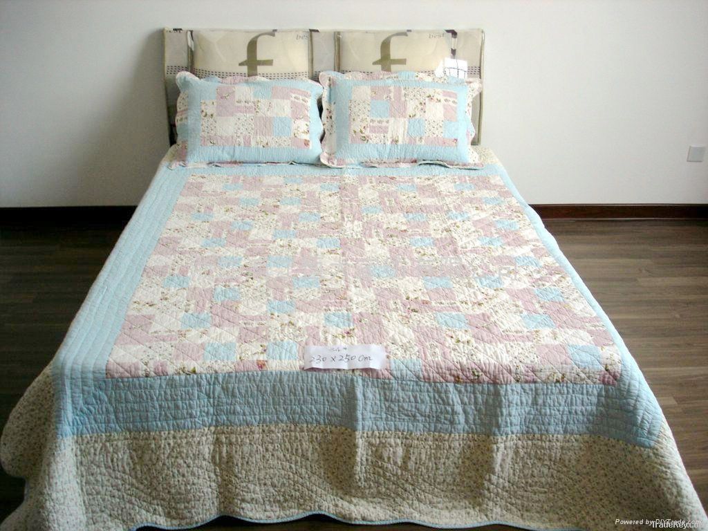 100% cotton China style patchwork quilt
