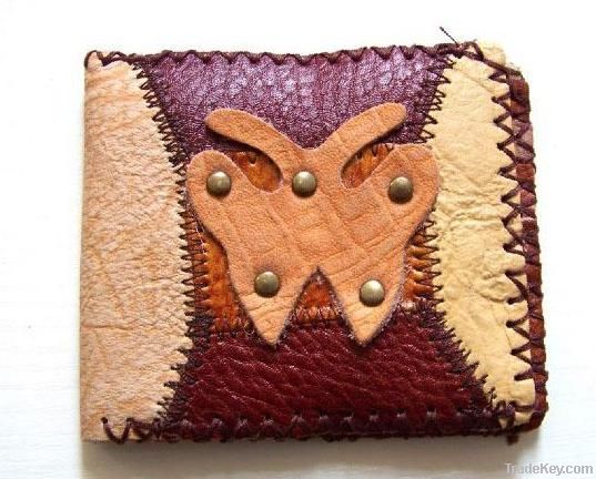 National trend handmade cowhide leather wallet