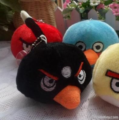Angry birds plush toy mobile phone chain