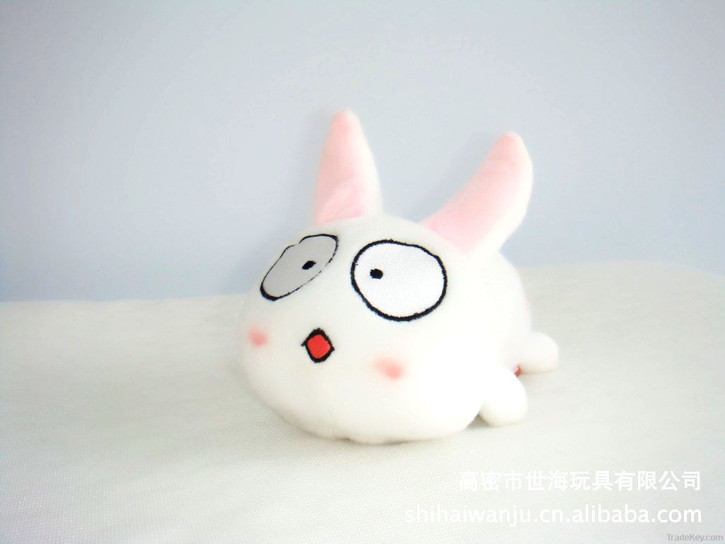 the plush stuffed rabbit doll