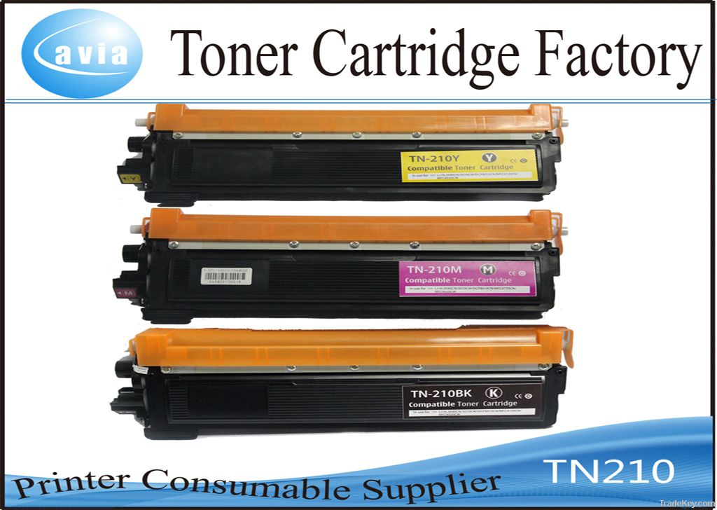 Color toner cartridge TN210 for Brother HL3040CN/3070CW