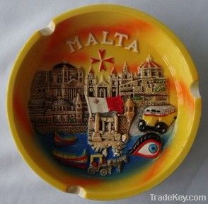 tourist souvenir ceramic ashtray