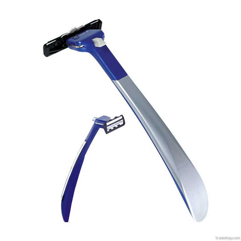 super dexterity twin blade razor with aloe strip