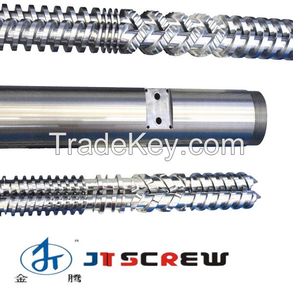 parallel twin screw barrel for pvc pipe making