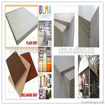 11mm 14mm 17mm raw mdf and melamine mdf for Middle East market