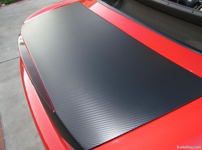 1.52*30m black carbon fiber vinyl with bubble free