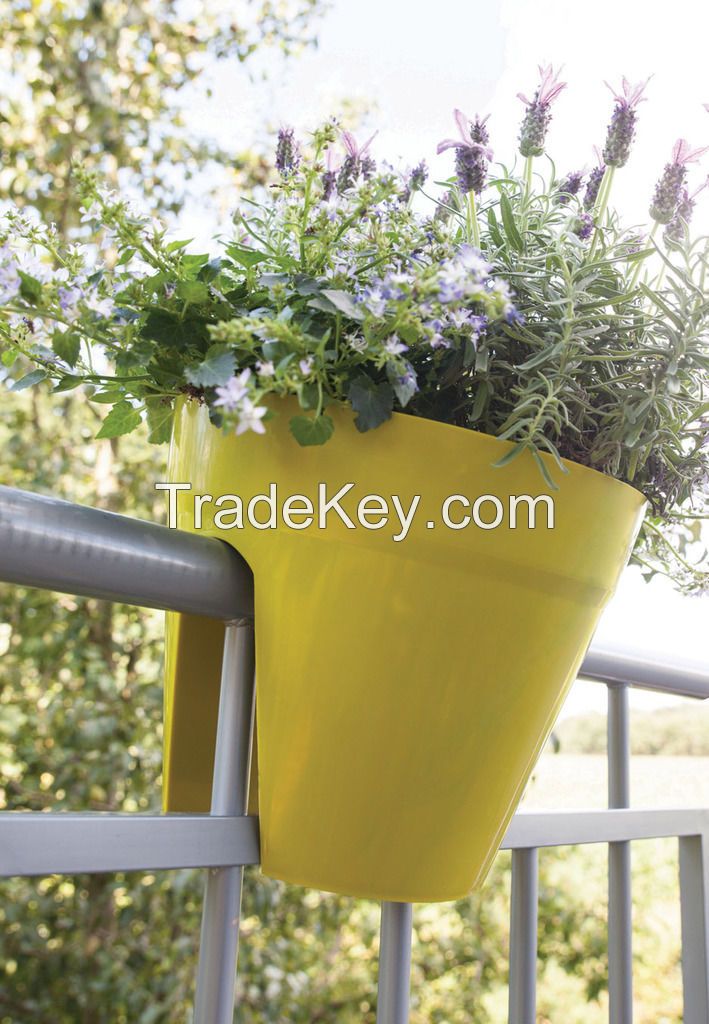 Balcony Rail Planter Outdoor Plant Flowers