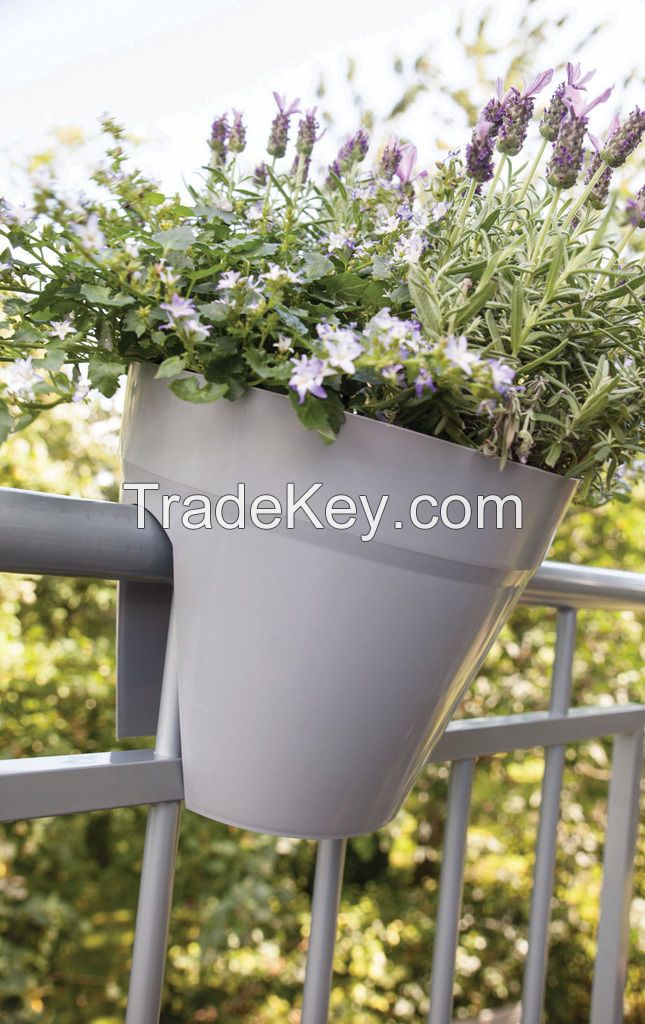 Balcony Rail Planter Outdoor Plant Flowers